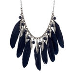 Load image into Gallery viewer, Collier Femme Plume Native American Fringe Necklace