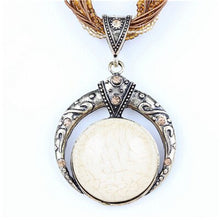 Load image into Gallery viewer, Female vintage choker natural stone pendants&amp;necklaces