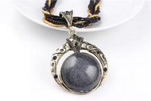 Load image into Gallery viewer, Female vintage choker natural stone pendants&amp;necklaces