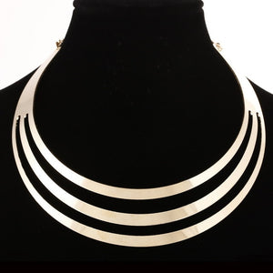Jewelry wholesale Vintage Antient Gold Silver Leaf Pendant Statement Necklace