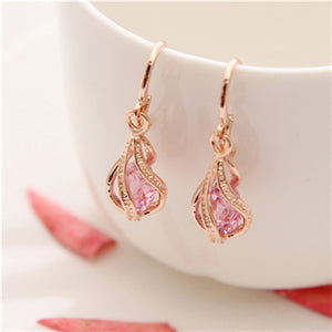 Cubic Zirconia Drop Earring