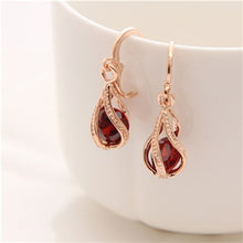 Load image into Gallery viewer, Cubic Zirconia Drop Earring