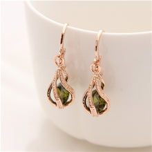 Load image into Gallery viewer, Cubic Zirconia Drop Earring