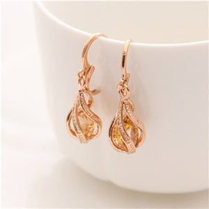 Cubic Zirconia Drop Earring