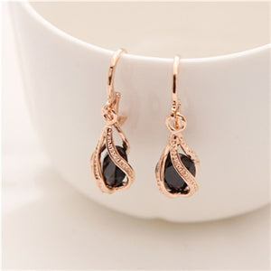 Cubic Zirconia Drop Earring