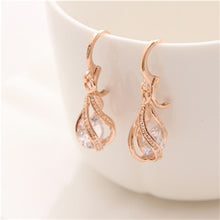 Load image into Gallery viewer, Cubic Zirconia Drop Earring