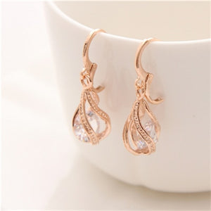 Cubic Zirconia Drop Earring