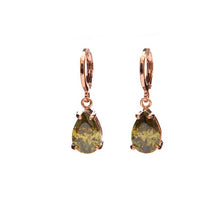 Load image into Gallery viewer, Cubic Zirconia Drop Earring