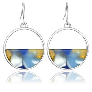 Fashion Colorful Acrylic Dangle Earring