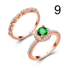 Load image into Gallery viewer, 2pcs Golden Plated Rings
