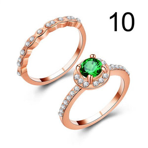 2pcs Golden Plated Rings
