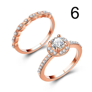2pcs Golden Plated Rings