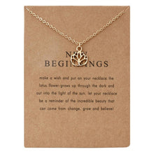 Load image into Gallery viewer, New fashion Women Gold Chain Choker Heart Flower Long Necklace