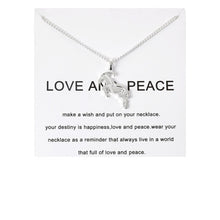 Load image into Gallery viewer, New fashion Women Gold Chain Choker Heart Flower Long Necklace